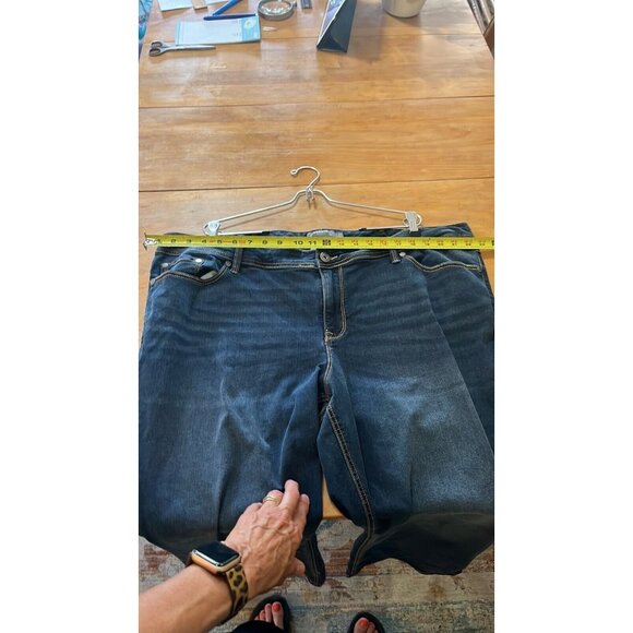 Torrid feel the fit Luxe slim boot stretch denim jeans womens sz 24T plus size c - Picture 8 of 12